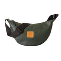 Round Mini Vegan Leather Crossbody Shoulder Bag