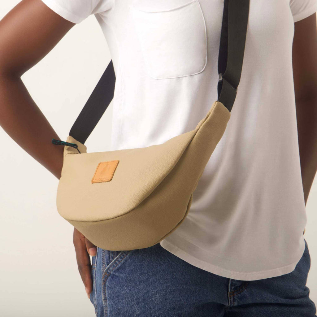 Round Mini Vegan Leather Crossbody Shoulder Bag